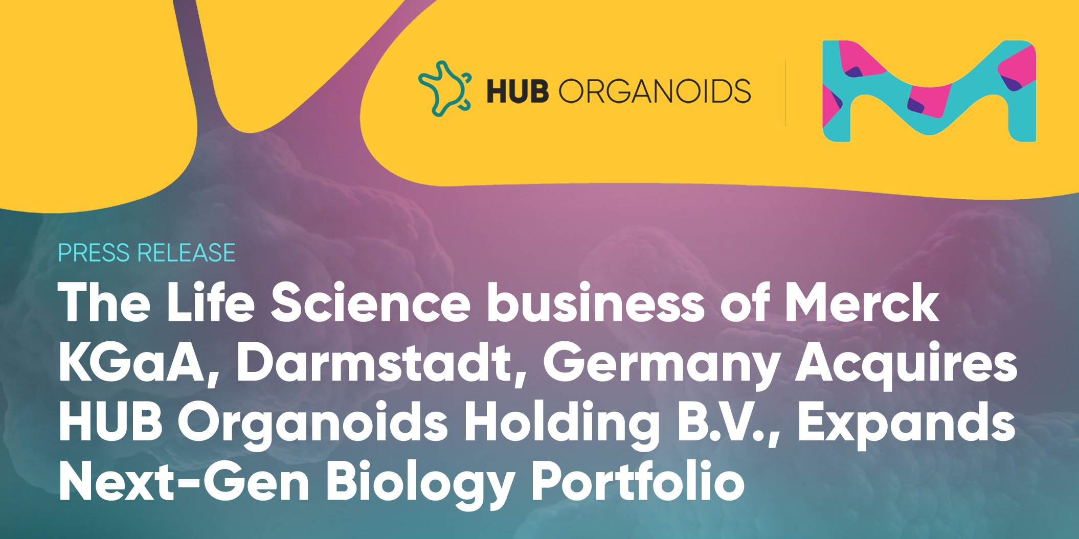 The Life Science business of Merck KGaA, Darmstadt, Germany Acquires HUB Organoids Holding B.V., Expands Next-Gen Biology Portfolio